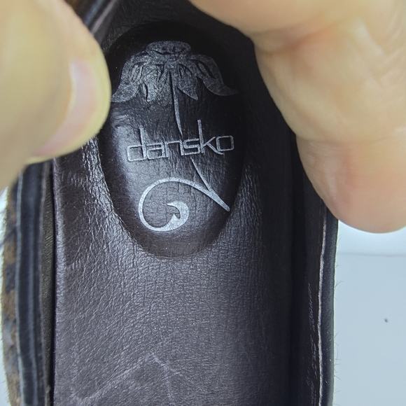 Dansko Olivia Calf Hair Cheetah Print Loafers Flats Slip On Size 41- US  10.5/11 - Picture 8 of 10